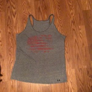 Under armour American flag tank